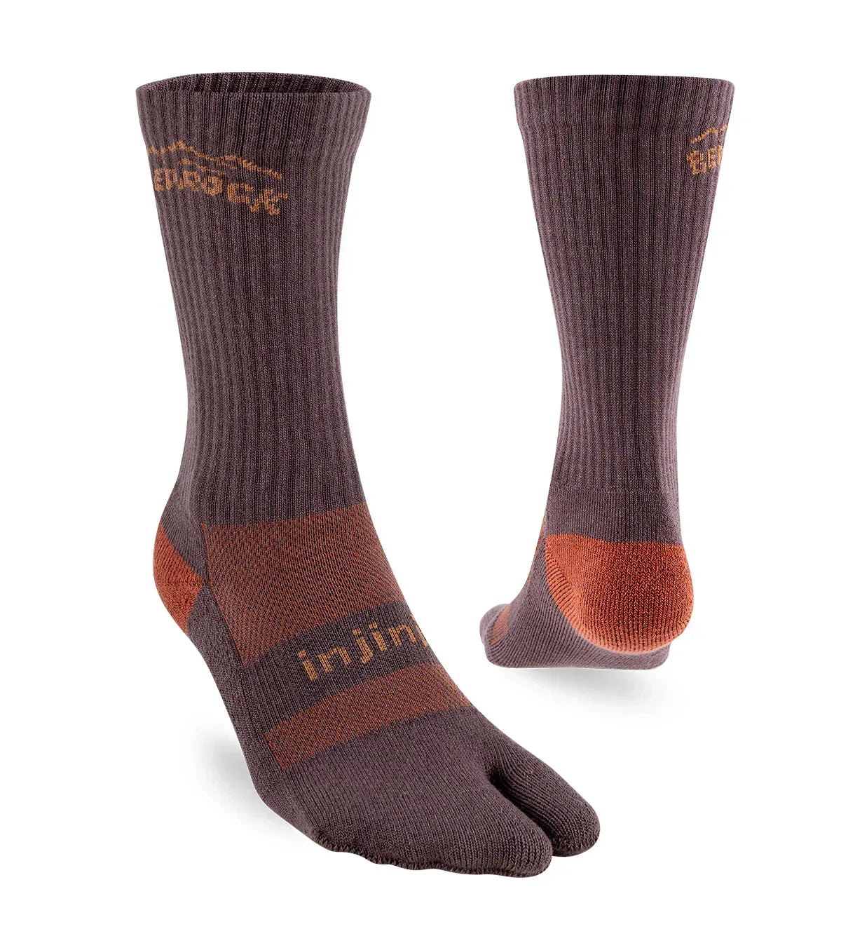 Crew Performance Split-Toe Socks (Dusty Plum) Main image